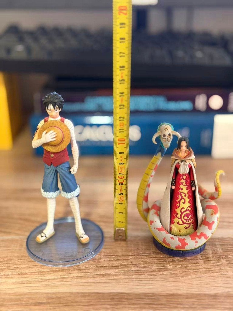 One Piece - Luffy en Hancock figuren set, Ophalen, Zo goed als nieuw