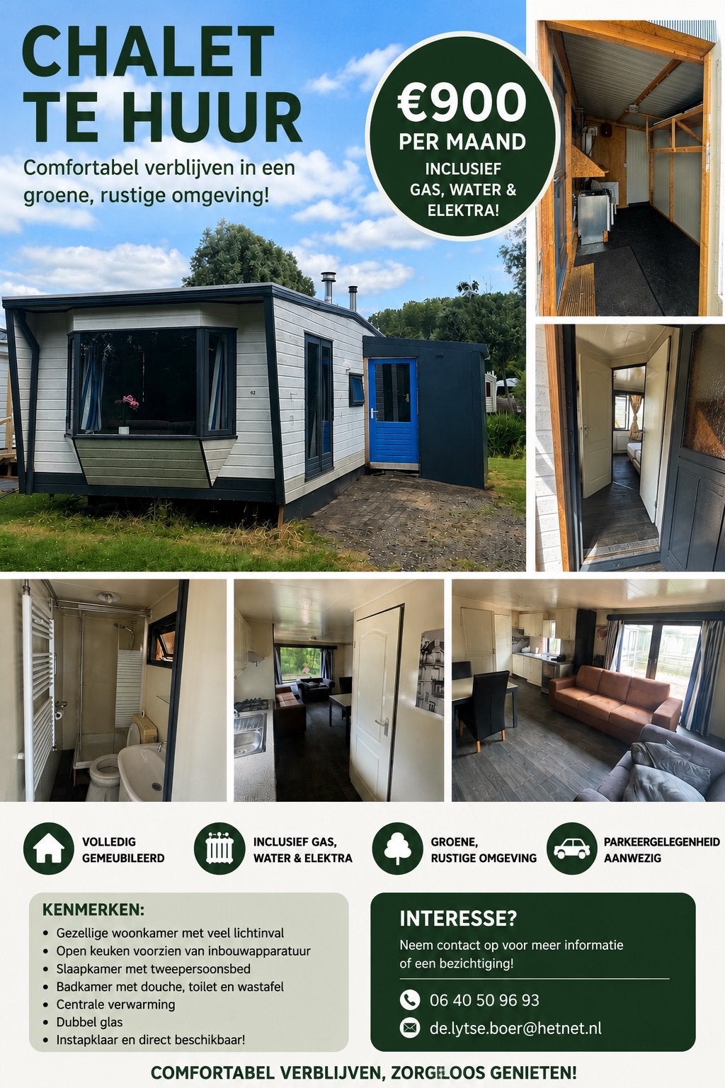 Meerdere chalets te huur