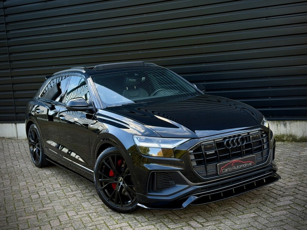 Audi Q8 55 TFSI e Quattro S-LINE PANO|HUD|B&O|SOFTCLOSE|LUCH, Auto's, Dealer onderhouden, Gebruikt, 2995 cc, Q8