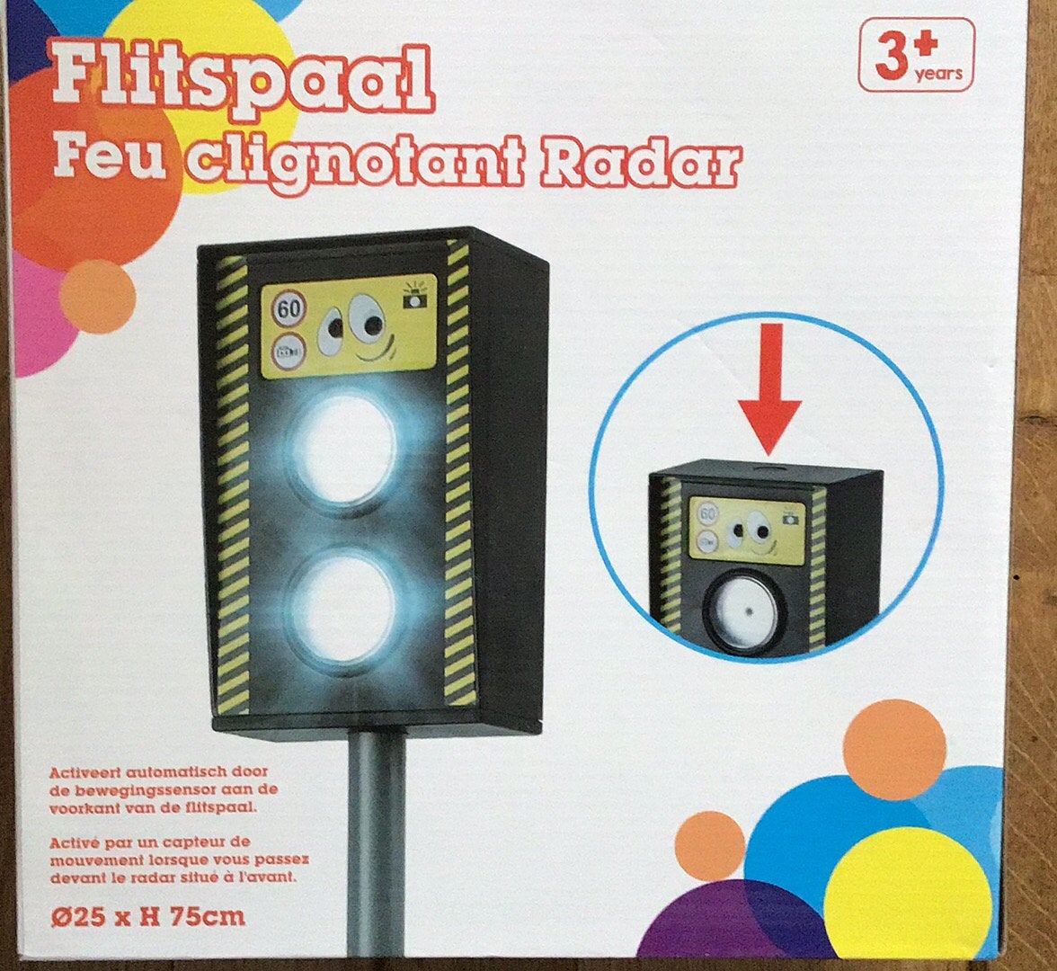 Speelgoed flitspaal radar nieuw in doos!, Ophalen of Verzenden, Nieuw