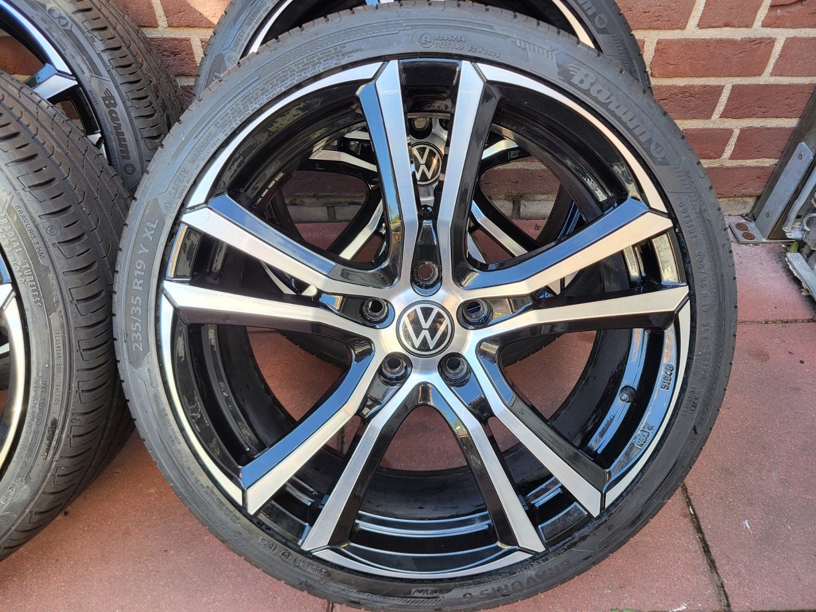 19 inch VW Golf 8 velgen met zomerbanden 5x112, 19 inch, Banden en Velgen, Nieuw, Ophalen of Verzenden
