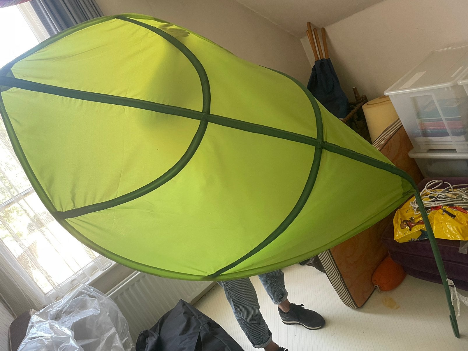 Ikea bedhemel Löva blad, Ophalen, Gebruikt, Groen, Overige typen