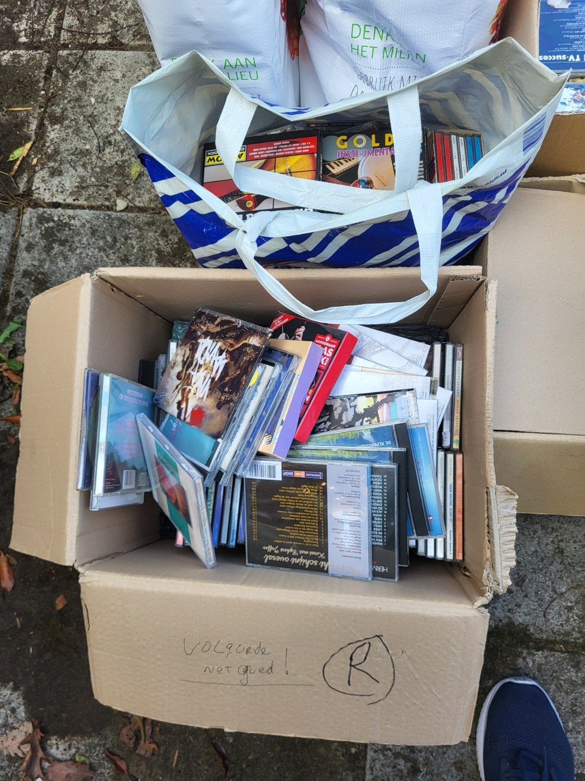 grote partij cd's 800+  dozen verzameling collectie, Ophalen, Gebruikt