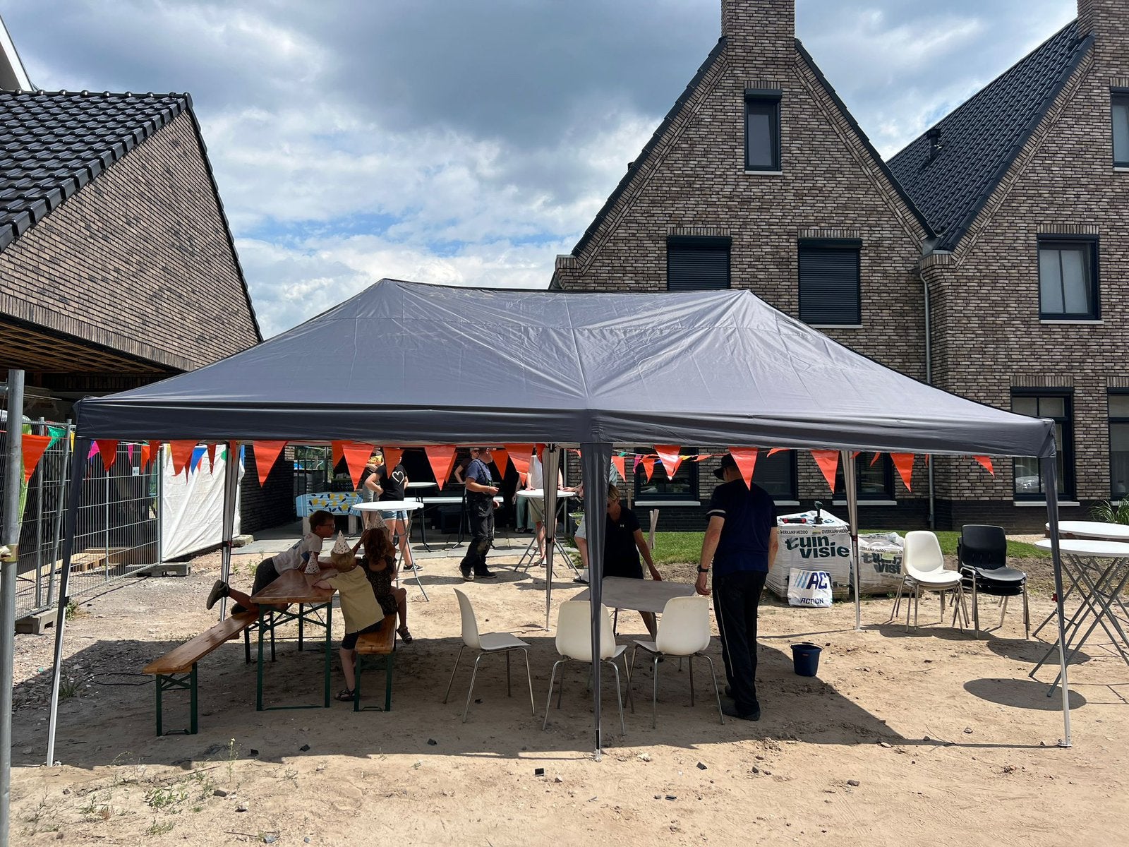 Tillvex vouwpaviljoen 6x3m, Ophalen, Opvouwbaar, Minder dan 4 meter, 2 meter of meer