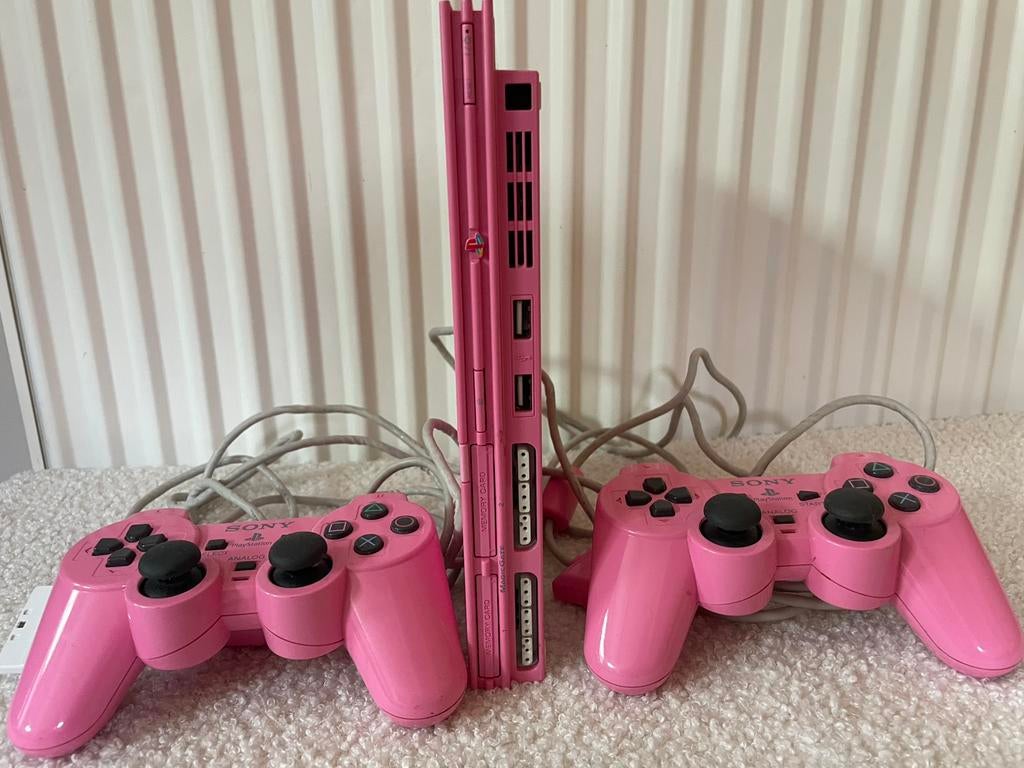 PlayStation 2 limited edition Pink console, Spelcomputers en Games, Spelcomputers | Sony PlayStation 2, Ophalen of Verzenden, Zo goed als nieuw