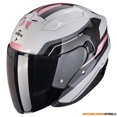 Scorpion EXO-230 Hipe jethelm, Grijs-Roze, Ophalen of Verzenden, Nieuw met kaartje