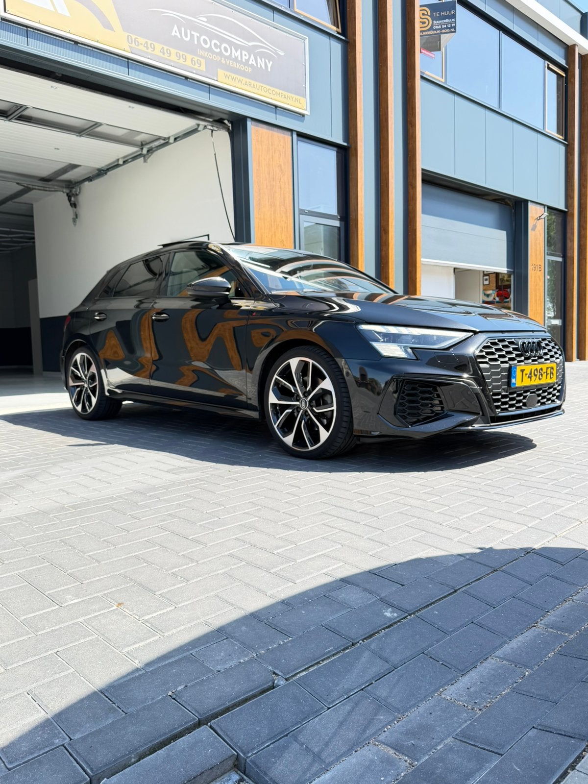 Audi A3 35 TDI 150pk S Tronic 2021 Zwart, 4 cilinders, Zwart, Leder, Diesel