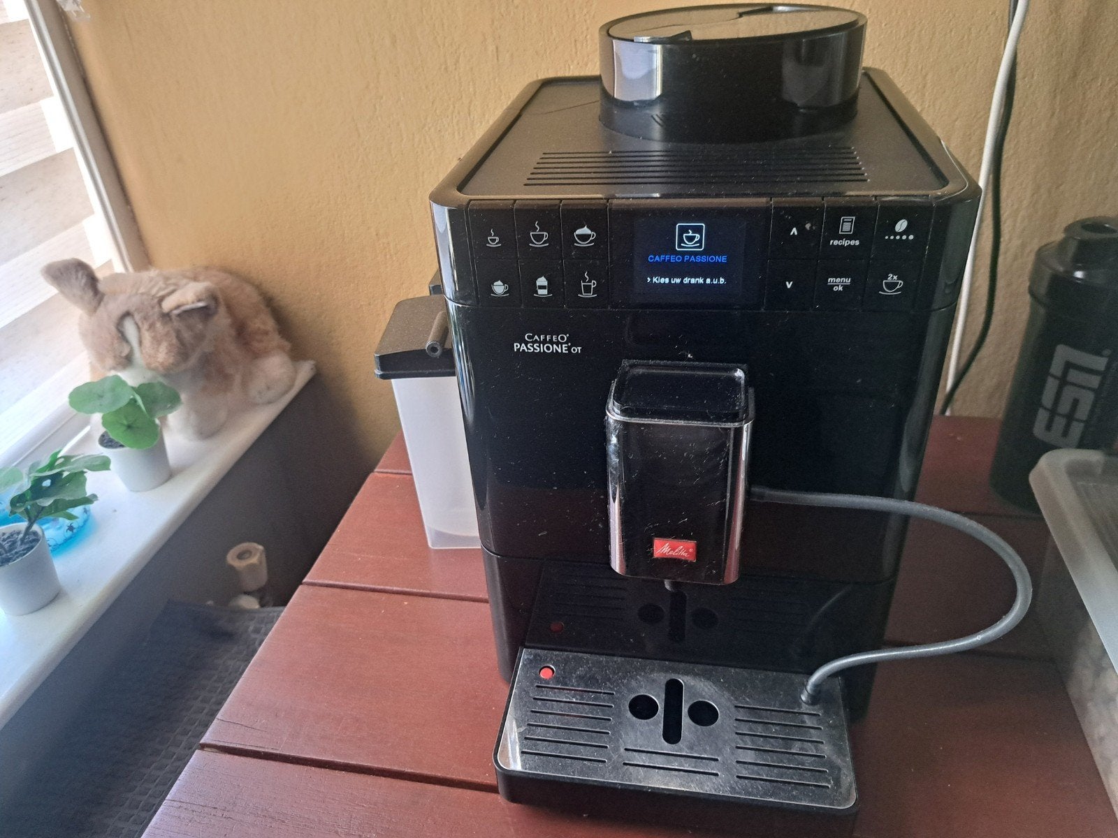 Melitta Caffeo Passione OT volautomatische koffiemachine, Ophalen, Gebruikt, Koffiemachine, Koffiebonen