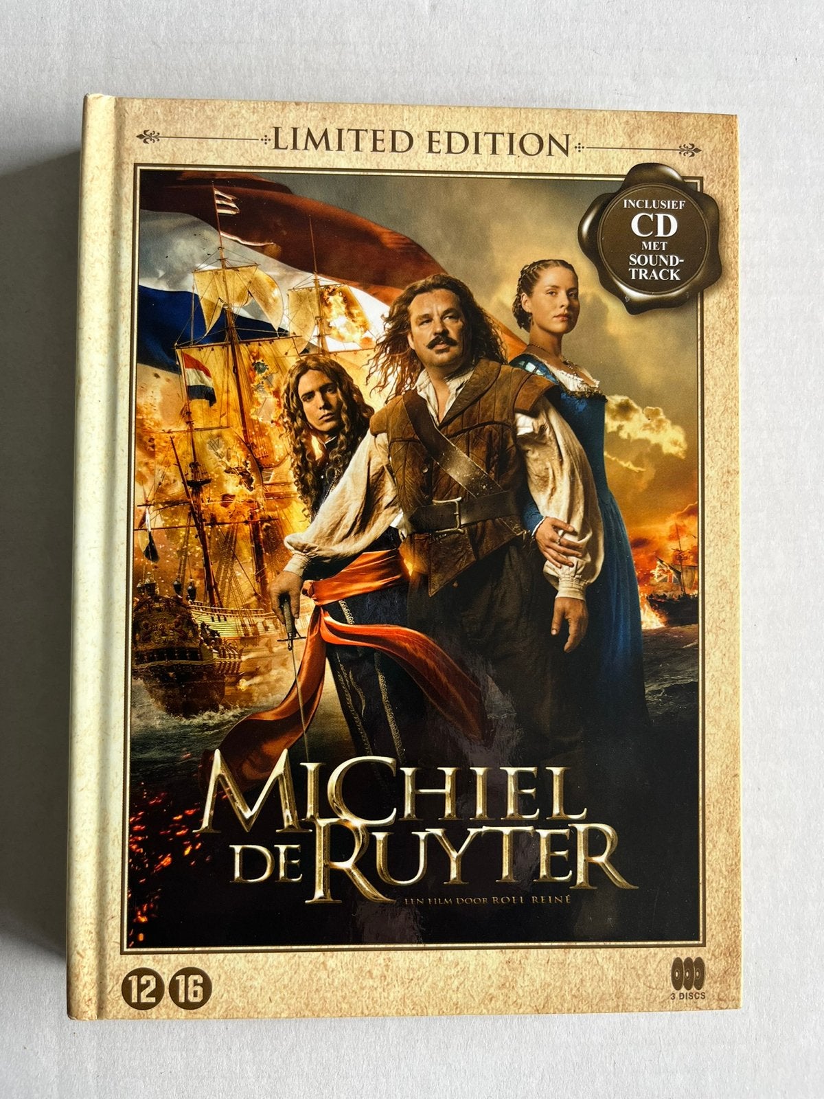 Michiel de Ruyter - Limited Edition (3 Discs) met Soundtrack, Nederlands, Vanaf 12 jaar, Gebruikt, Bonusmateriaal