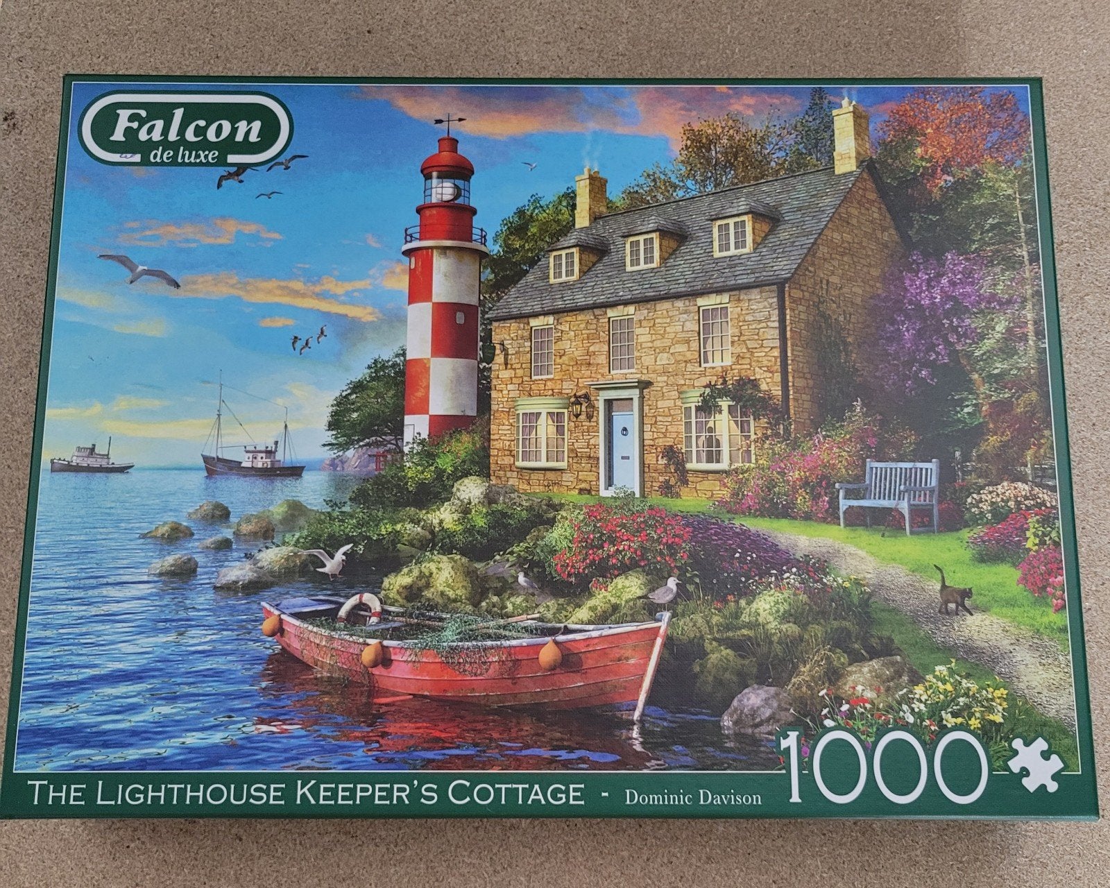 Falcon de Luxe Puzzels - Diverse Scènes (1000 stukjes), Ophalen of Verzenden, 500 t/m 1500 stukjes, Zo goed als nieuw