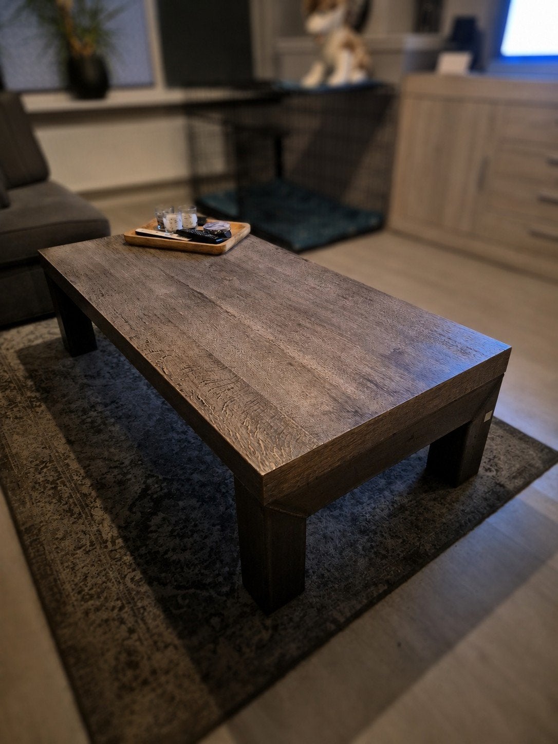 PTMD Salontafel - Robuust en Stijlvol, Ophalen, Gebruikt, 100 tot 150 cm, Modern, Industrieel