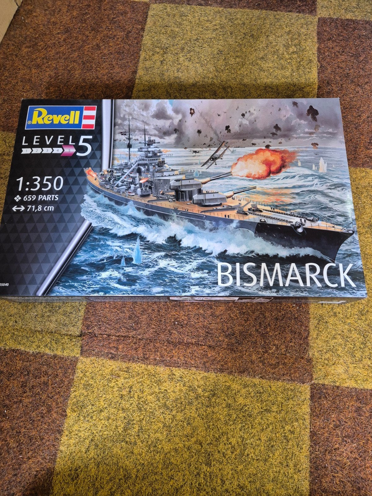 Revell 04050 Bismarck, Hobby en Vrije tijd, Modelbouw | Boten en Schepen, Ophalen of Verzenden, Nieuw, 1:200 of kleiner, Revell