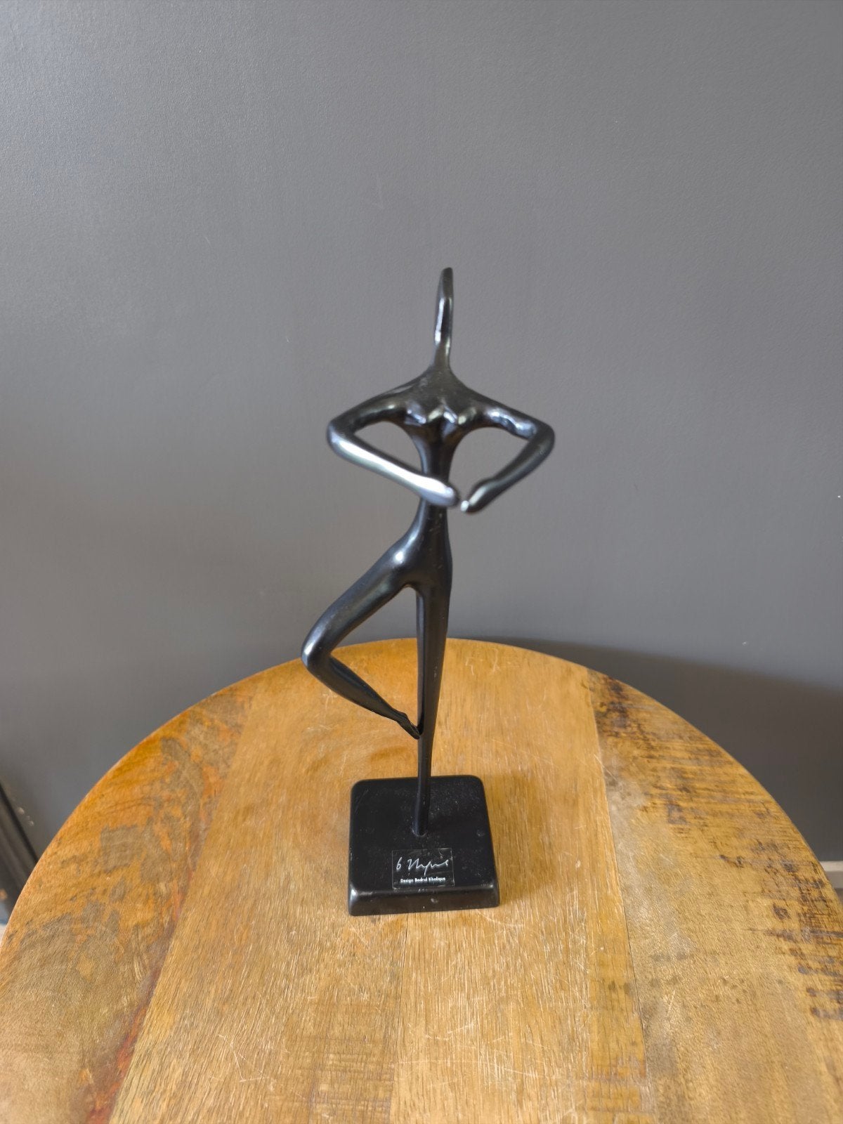 Vintage Ikea Danseres Beeldje - Bodrul Khalique (ca. 2000), Minder dan 20 cm, Ophalen of Verzenden, Zwart, Beeld