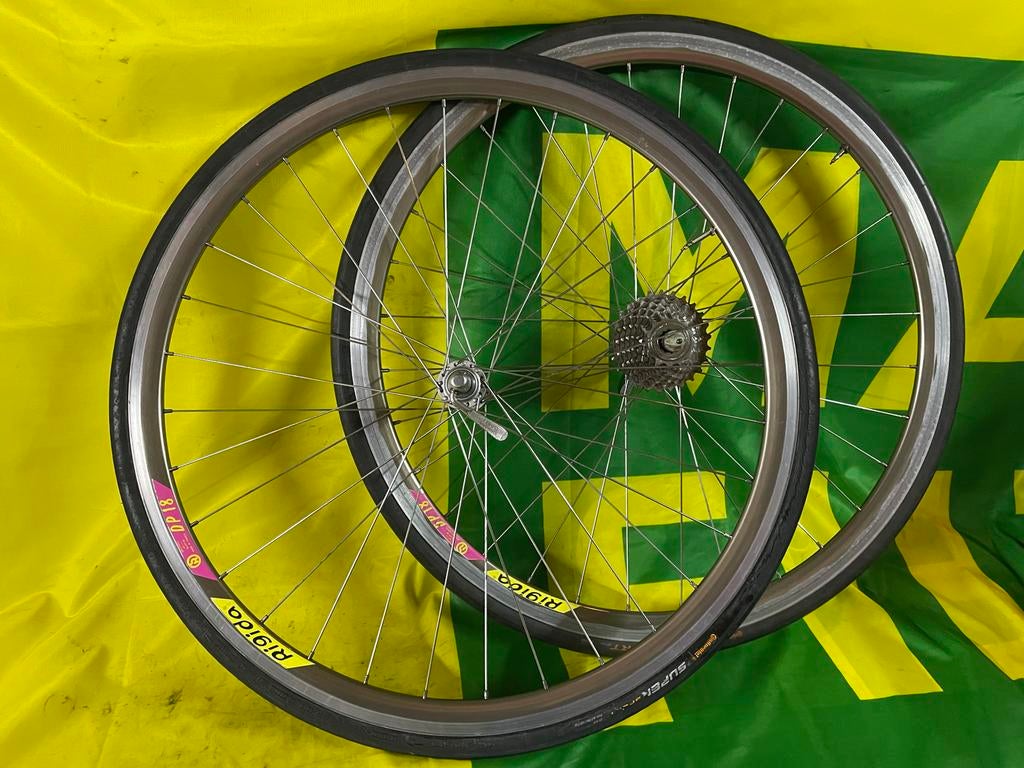 Rigida DP18 Wielset 8sp met draad banden, Verzenden, Gebruikt, Overige typen
