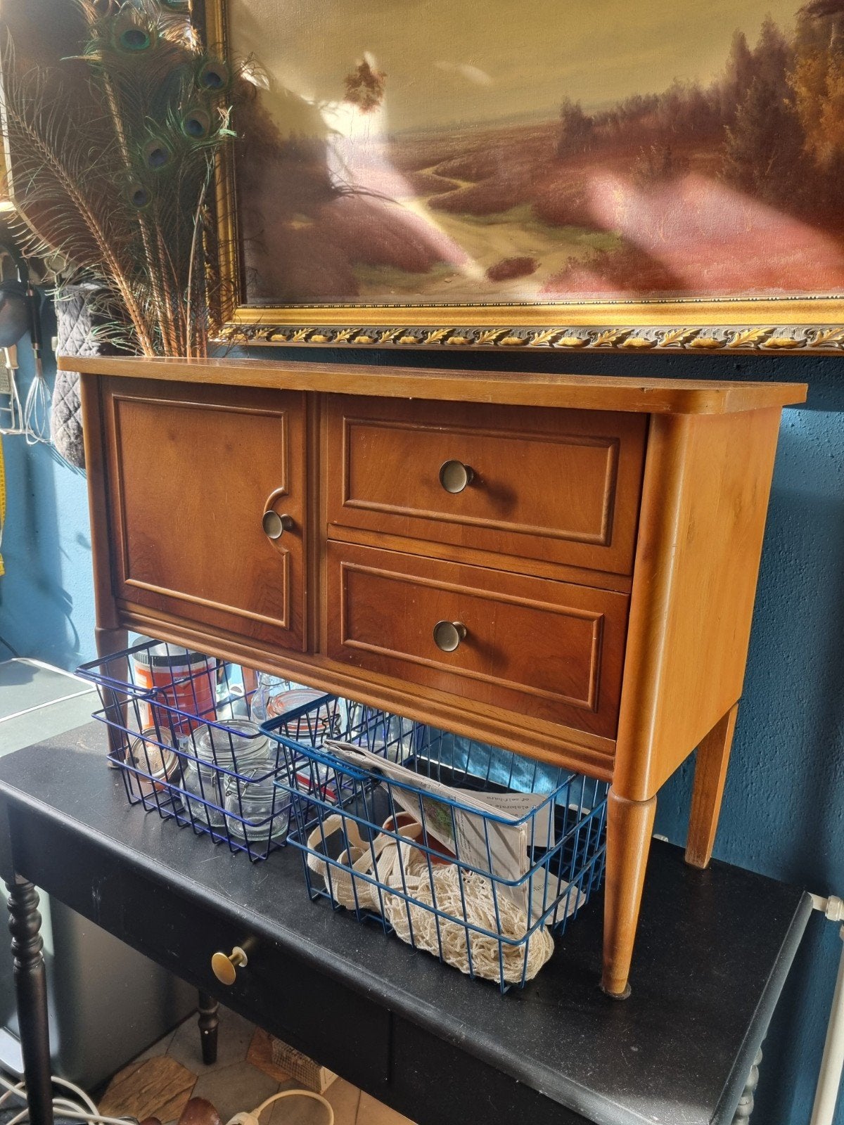 Leuk vintage kastje, Huis en Inrichting, Ophalen, Met lade(s), Vintage, 50 tot 100 cm