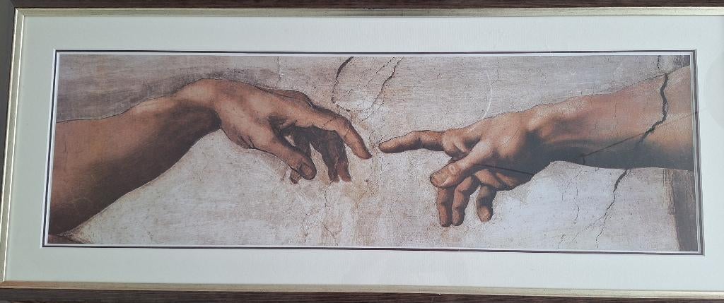 Schilderij Michelangelo, Ophalen, Zo goed als nieuw, Schilderij, 100 tot 125 cm