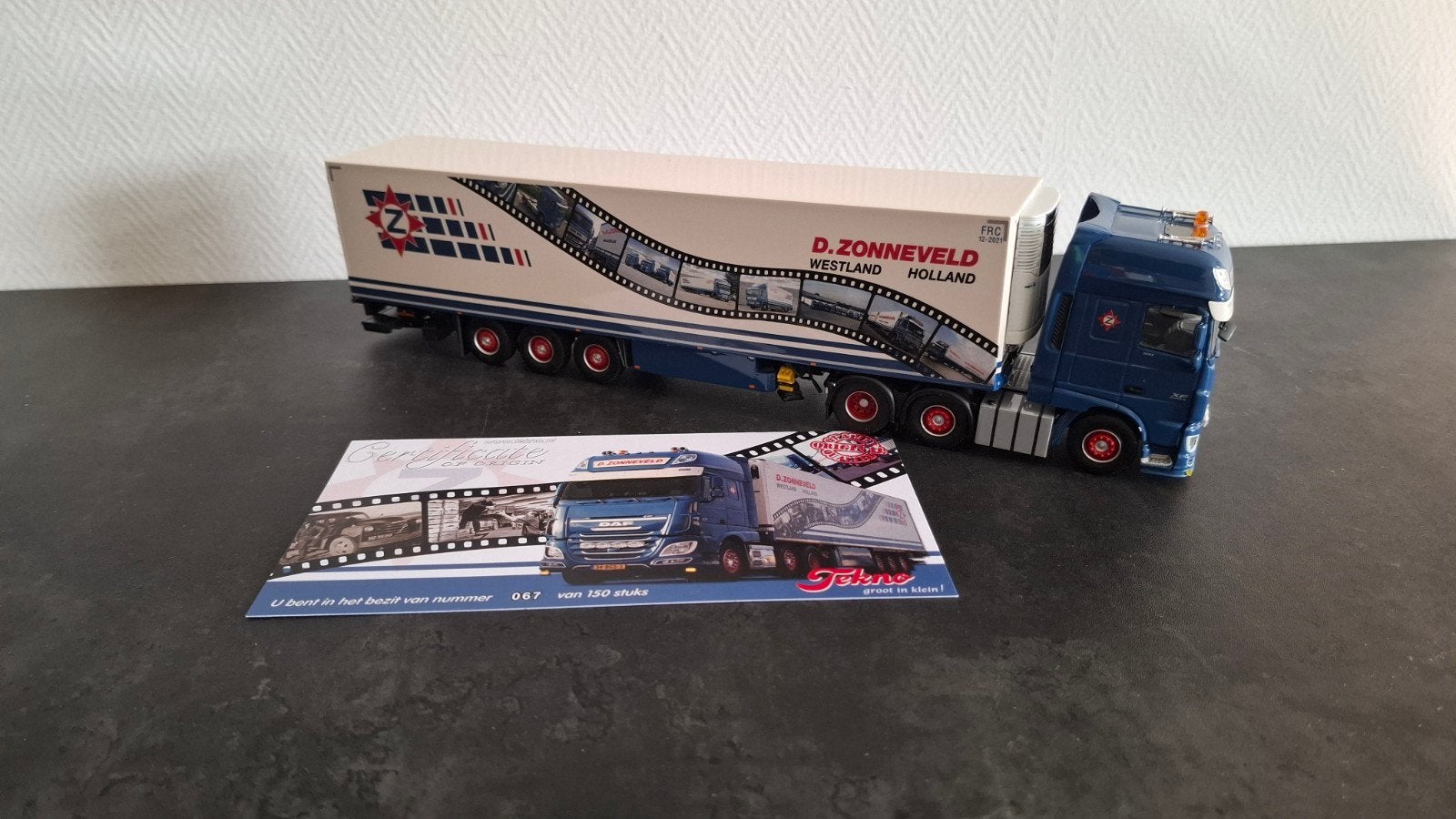 Tekno Daf XF106 D. Zonneveld, Ophalen of Verzenden, Zo goed als nieuw, Bus of Vrachtwagen, Tekno
