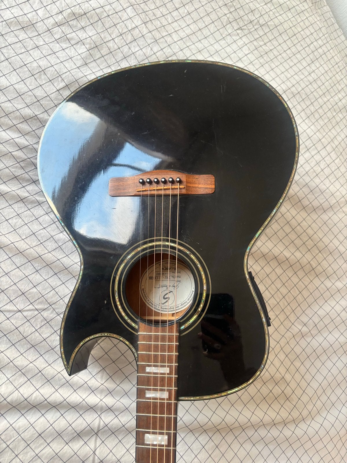 Samick Greg Bennett Design TMJ-17 CE/BK Westerngitaar, Ophalen, Gebruikt, Western- of Steelstringgitaar, Met (piezo-)element