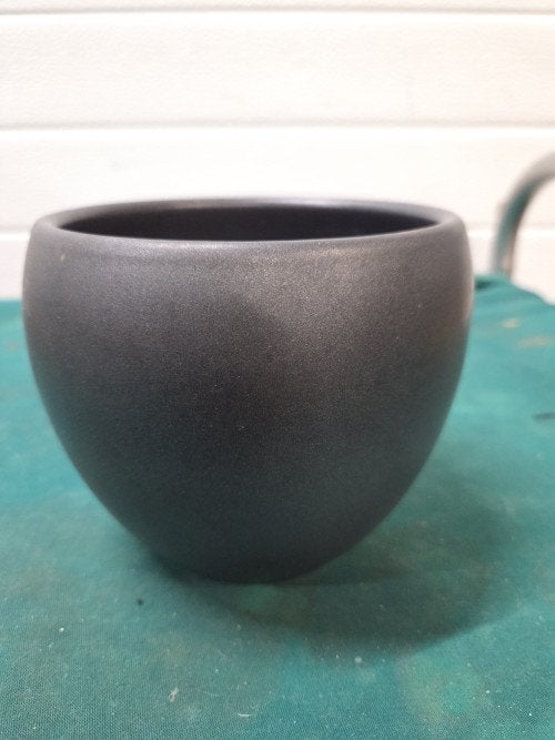 bloempot antraciet aardewerk, Ophalen of Verzenden, 'T Olde Gre-j, Info@toldegrej.nl, Endepoelstraat 20f Didam