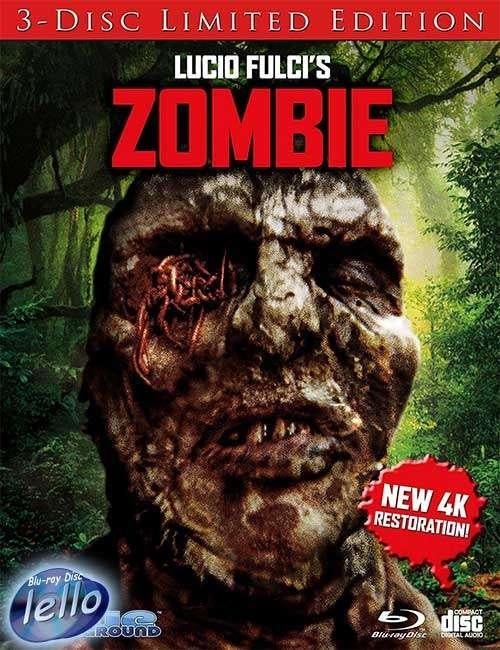 Blu-ray: Zombie (Flesh Eaters 1979 Lucio Fulci) US NLO CovC, Ophalen of Verzenden, Nieuw in verpakking, Horror