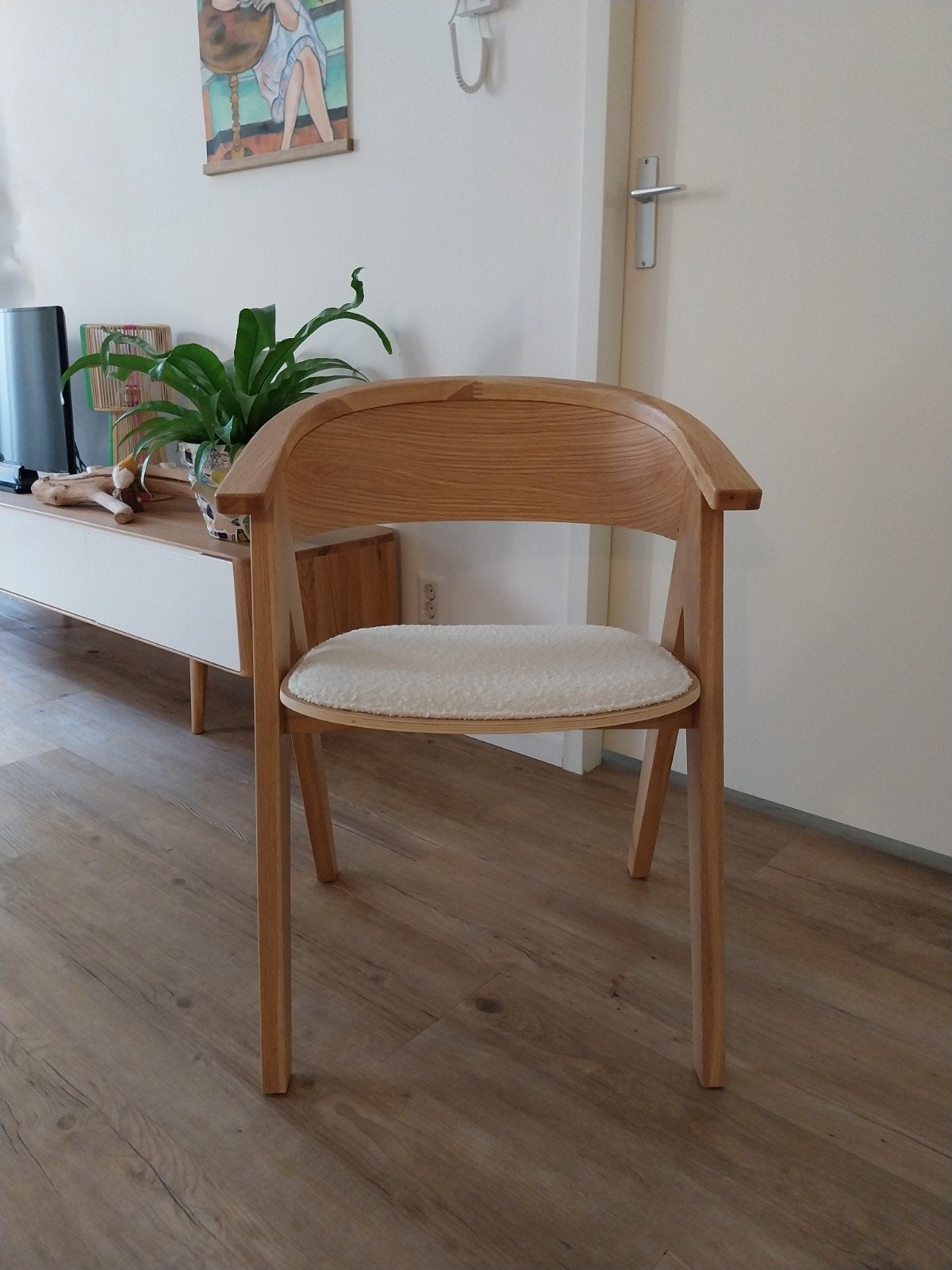 Nieuwe Zuiver NDSM stoel-naturel, Ophalen