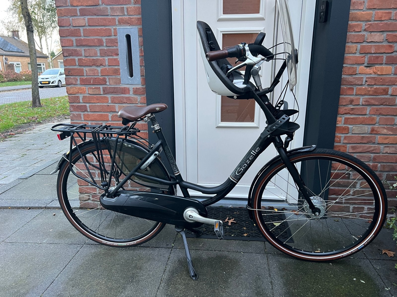 Compleet Gazelle Bloom Moederfiets 28 inch C7, Ophalen, 53 tot 56 cm, Zo goed als nieuw, Buggydrager