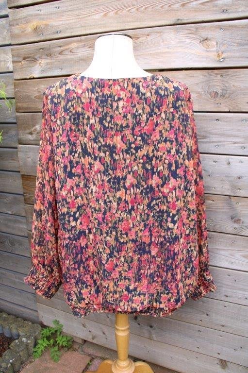 Tuniek zwart/ oranje/ rood Paprika mt T6 (54) Vaste prijs, Kleding | Dames, Blouse of Tuniek, Ophalen of Verzenden, Zo goed als nieuw