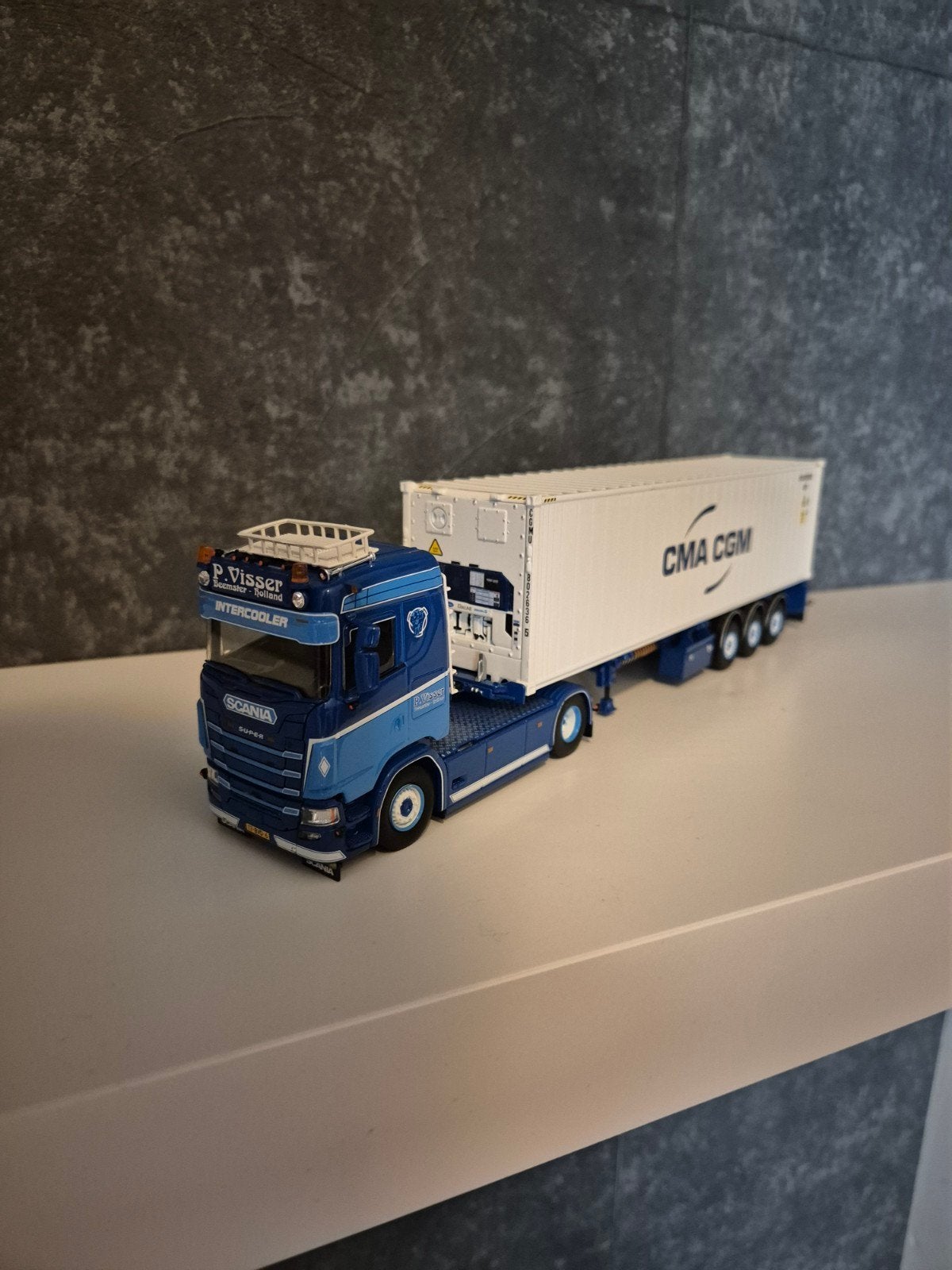 Tekno P.visser, Ophalen of Verzenden, Zo goed als nieuw, Bus of Vrachtwagen, Tekno
