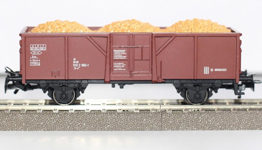 Märklin H0 4431 Hogeboordwagen met zand, in niet OVP, Gebruikt, Gelijkstroom of Wisselstroom, Wagon, Ophalen of Verzenden