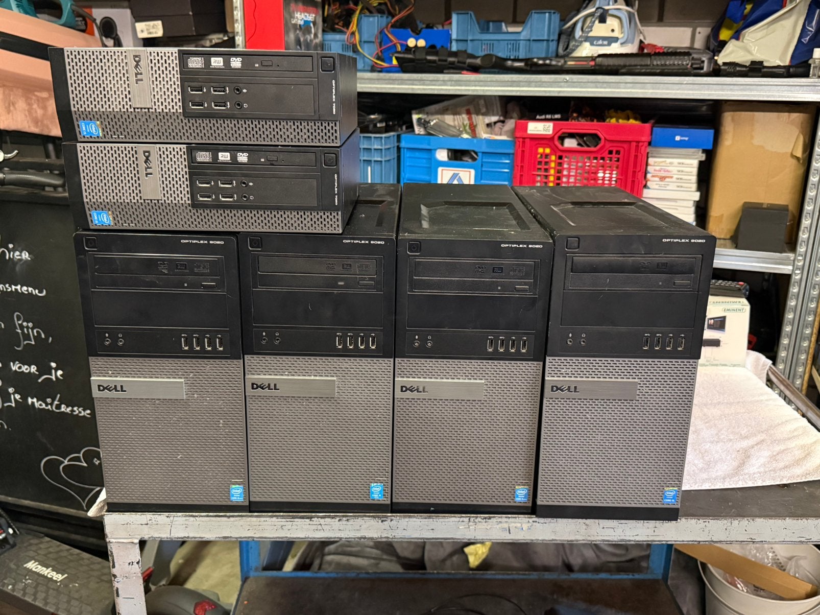 5x  Dell OptiPlex pc’s i5. Lezen, Ophalen of Verzenden, Zo goed als nieuw, 3 tot 4 Ghz, SSD