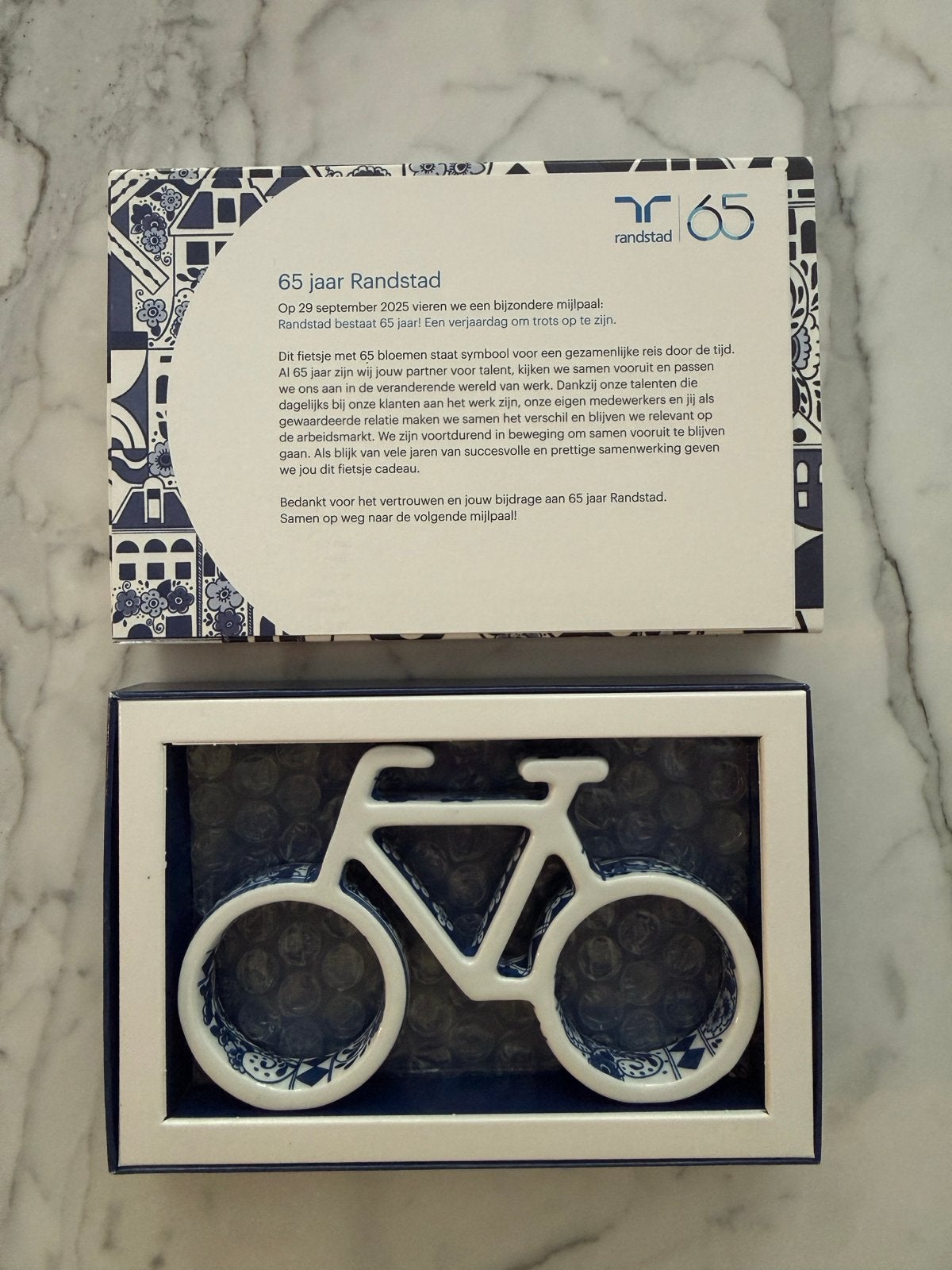 Marcel Wanders keramische fiets - Randstad 65 jaar, Antiek en Kunst, Ophalen of Verzenden