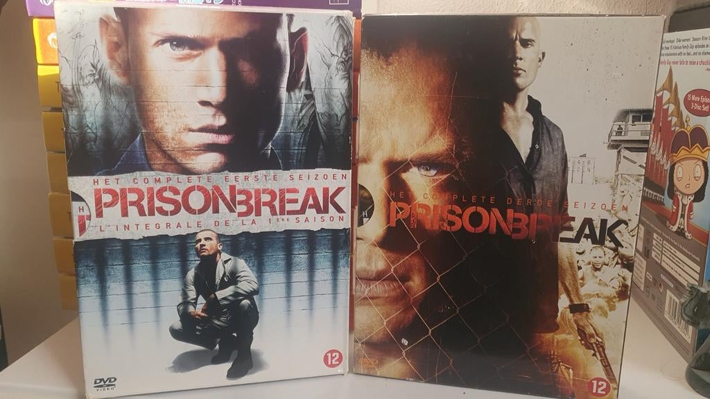 Prison Break Seizoen 1 & 3 DVD Boxsets setprijs, Cd's en Dvd's, Dvd's | Tv en Series, Gebruikt, Actie en Avontuur, Boxset, Vanaf 12 jaar