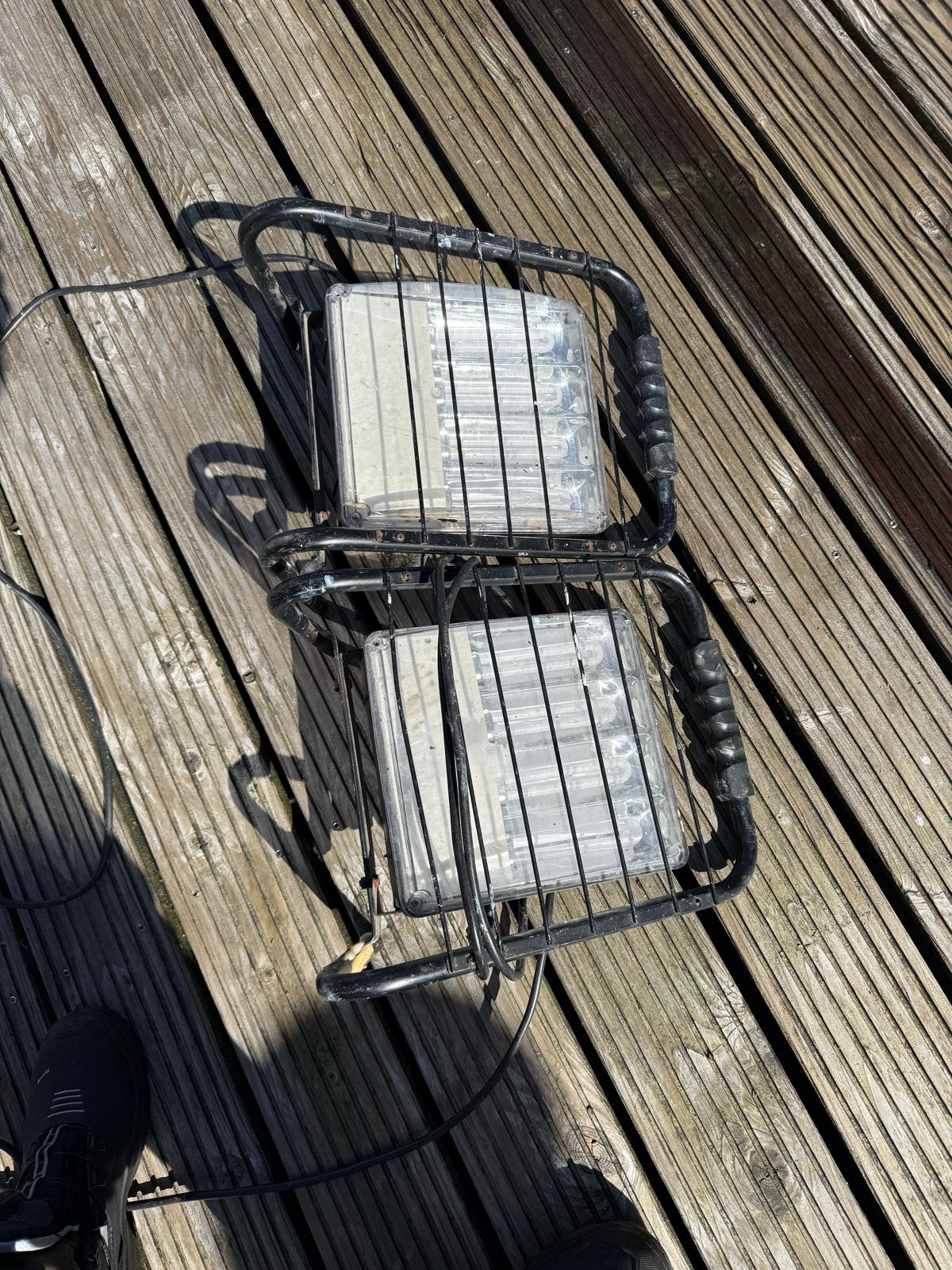 Promax Bouwlampen - Set van 2  Bouwlampen 36W, Ophalen of Verzenden, Gebruikt, 50 tot 200 watt, Lamp met armatuur