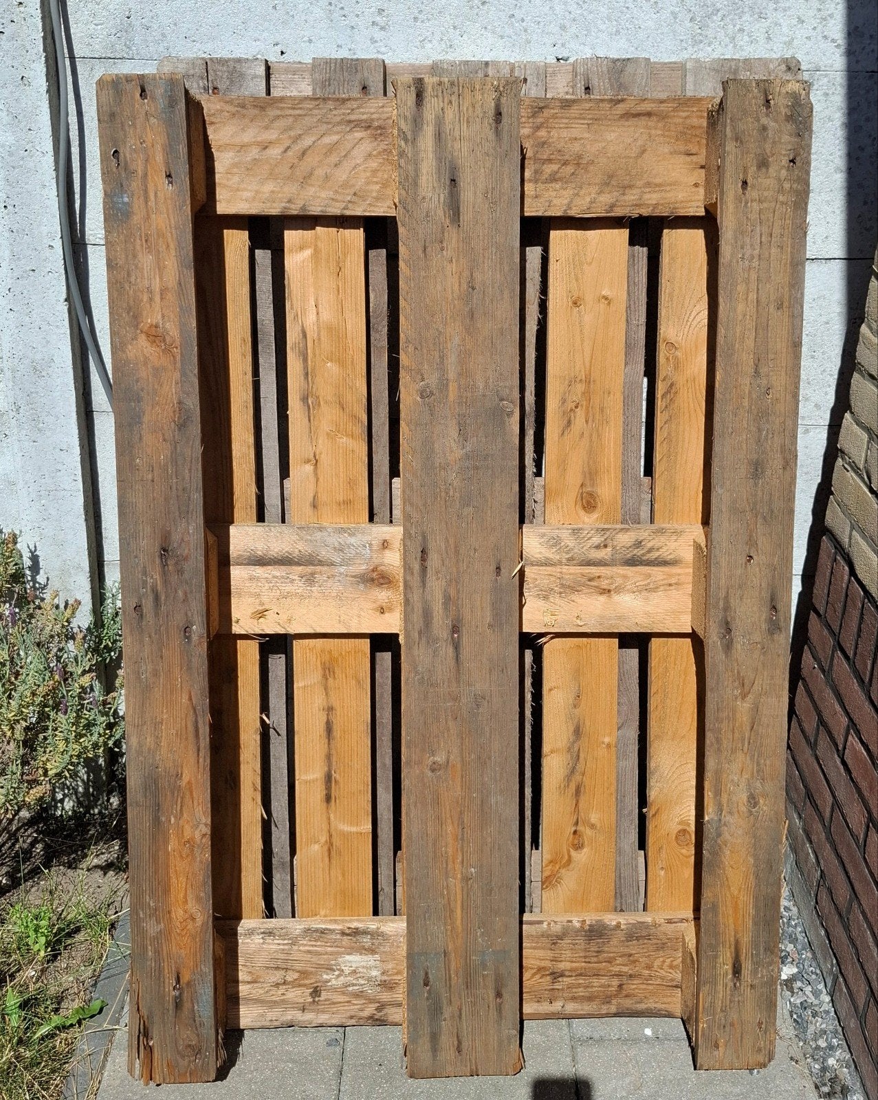 2 EPAL euro Pallets, Doe-het-zelf en Verbouw, Hout en Planken, Ophalen, Gebruikt, 50 mm of meer, Pallet