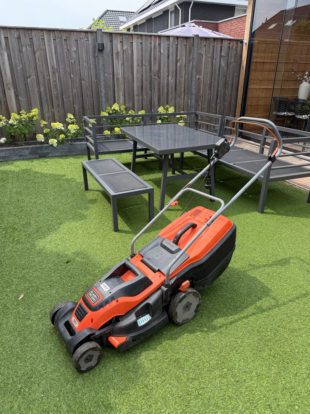 Black+Decker Elektrische grasmaaier, Ophalen, Cirkelmaaier, Gebruikt, Elektrische grasmaaier