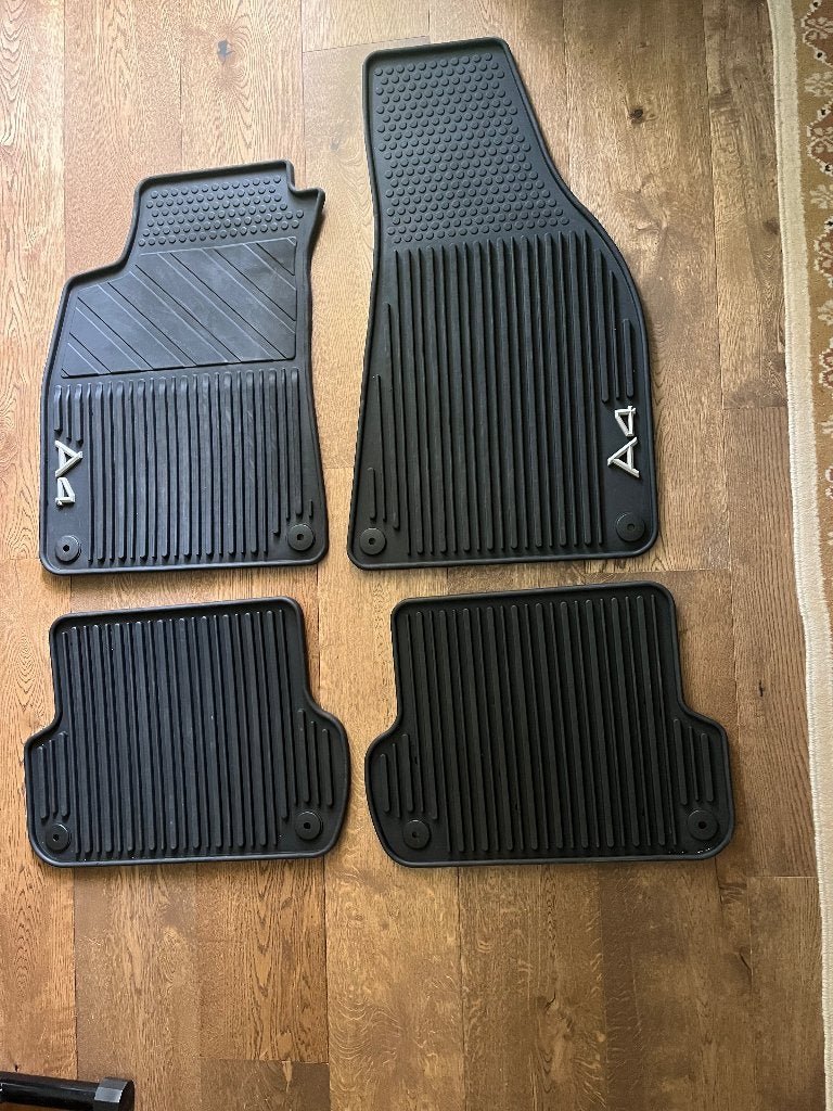 Gebruikte originele rubberen automatten voor Audi A 4, Ophalen of Verzenden, Gebruikt