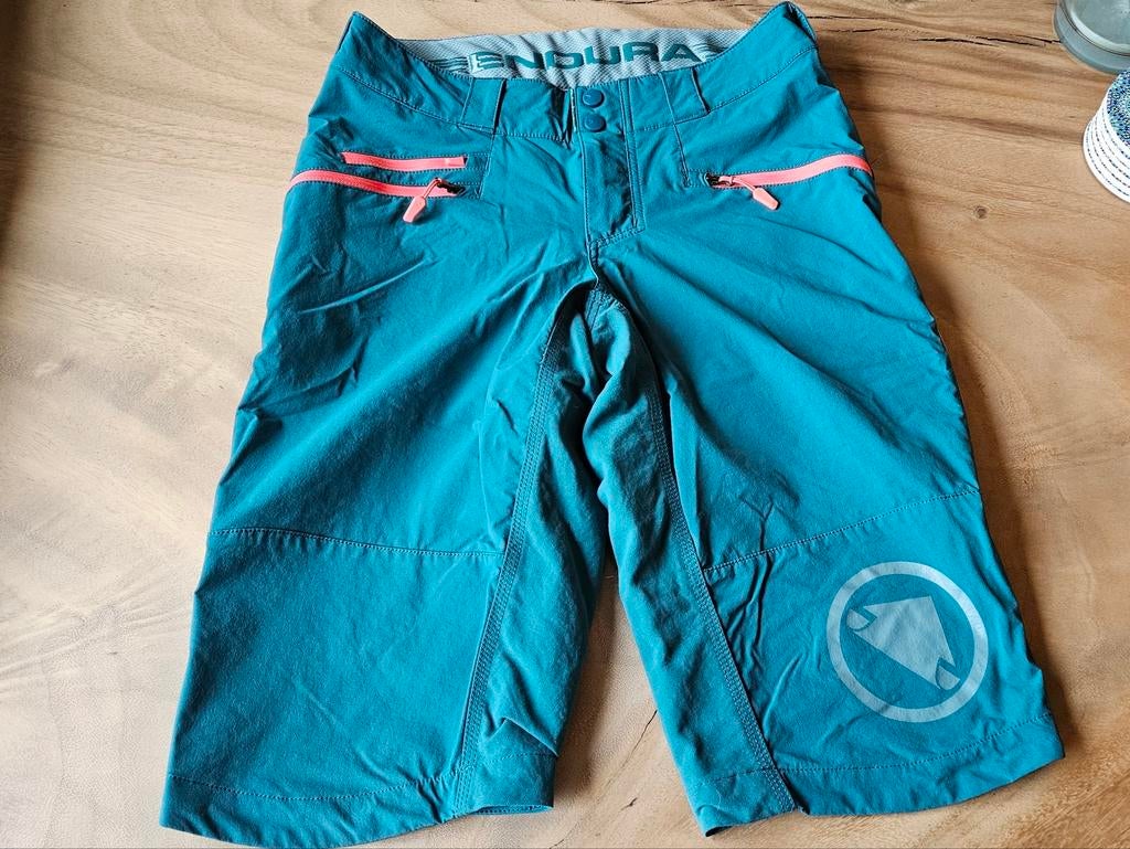 Endura Singletrack MTB broek dames maat S, Endura, Blauw, Ophalen of Verzenden, Zo goed als nieuw
