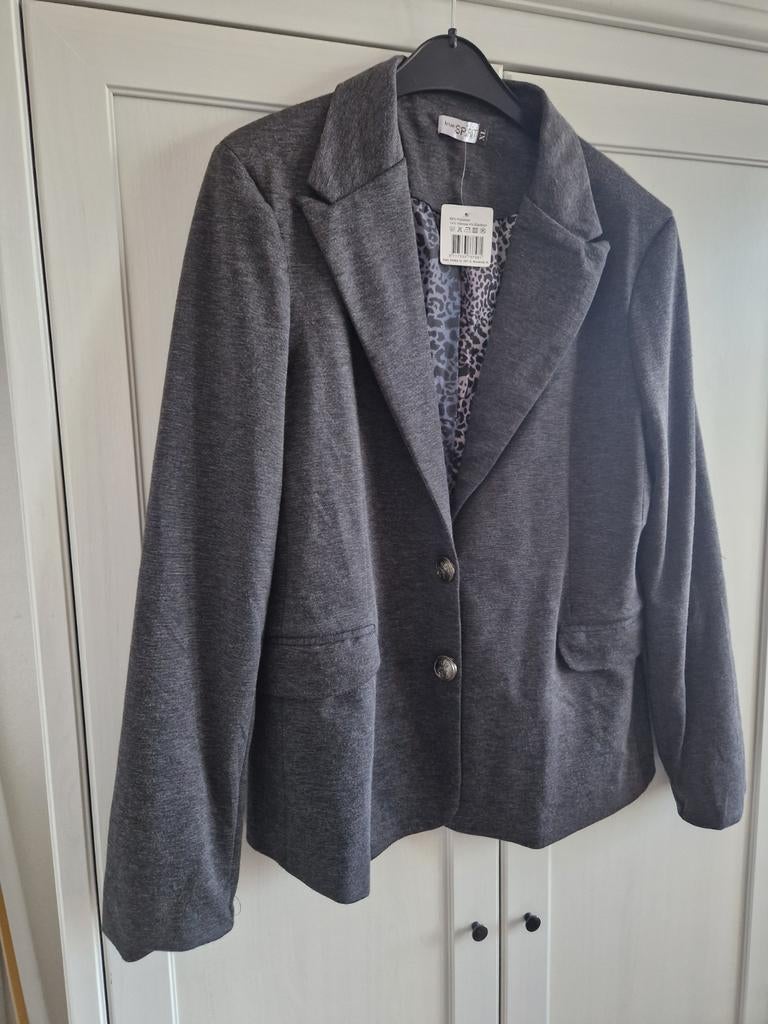 True Spirit grijs colbertje maat XL - Nieuw met kaartje, Maat 46/48 (XL) of groter, Nieuw, Ophalen of Verzenden, True Spirit