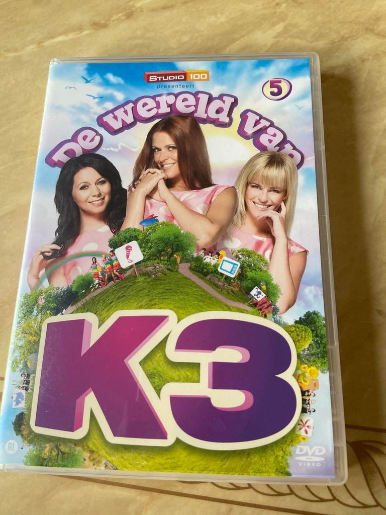 De Wereld van K3 - DVD (Deel 5), Alle leeftijden, Overige genres, Ophalen of Verzenden, Zo goed als nieuw