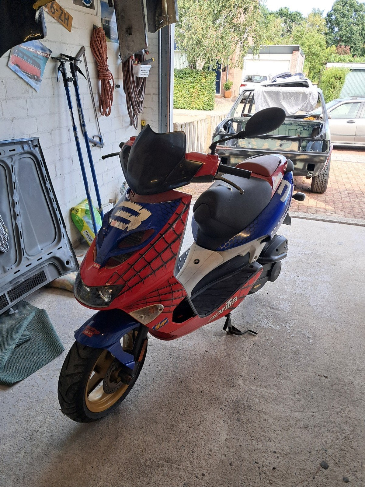 Aprilia sr ditech tekoop/teruil, Fietsen en Brommers, Scooters | Aprilia, Ophalen, Gebruikt, Benzine, SR 50