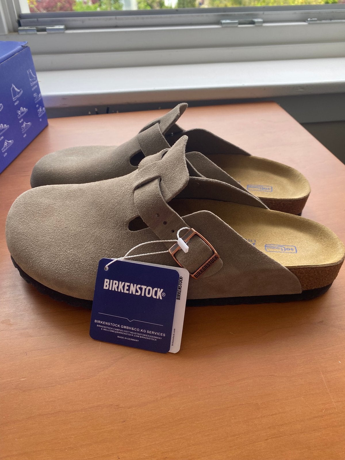 Birkenstock boston, Sandalen, Bruin, Nieuw, Ophalen of Verzenden