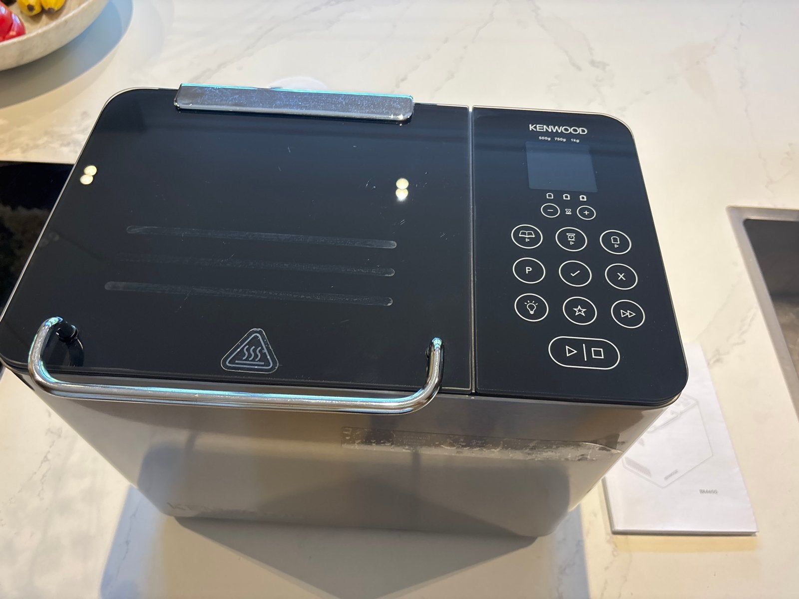 Kenwood Broodbakmachine Rapid Bake BM450 - Zo goed als nieuw, 800 tot 1200 gram deeg, Zo goed als nieuw, Kijkvenster, Ophalen