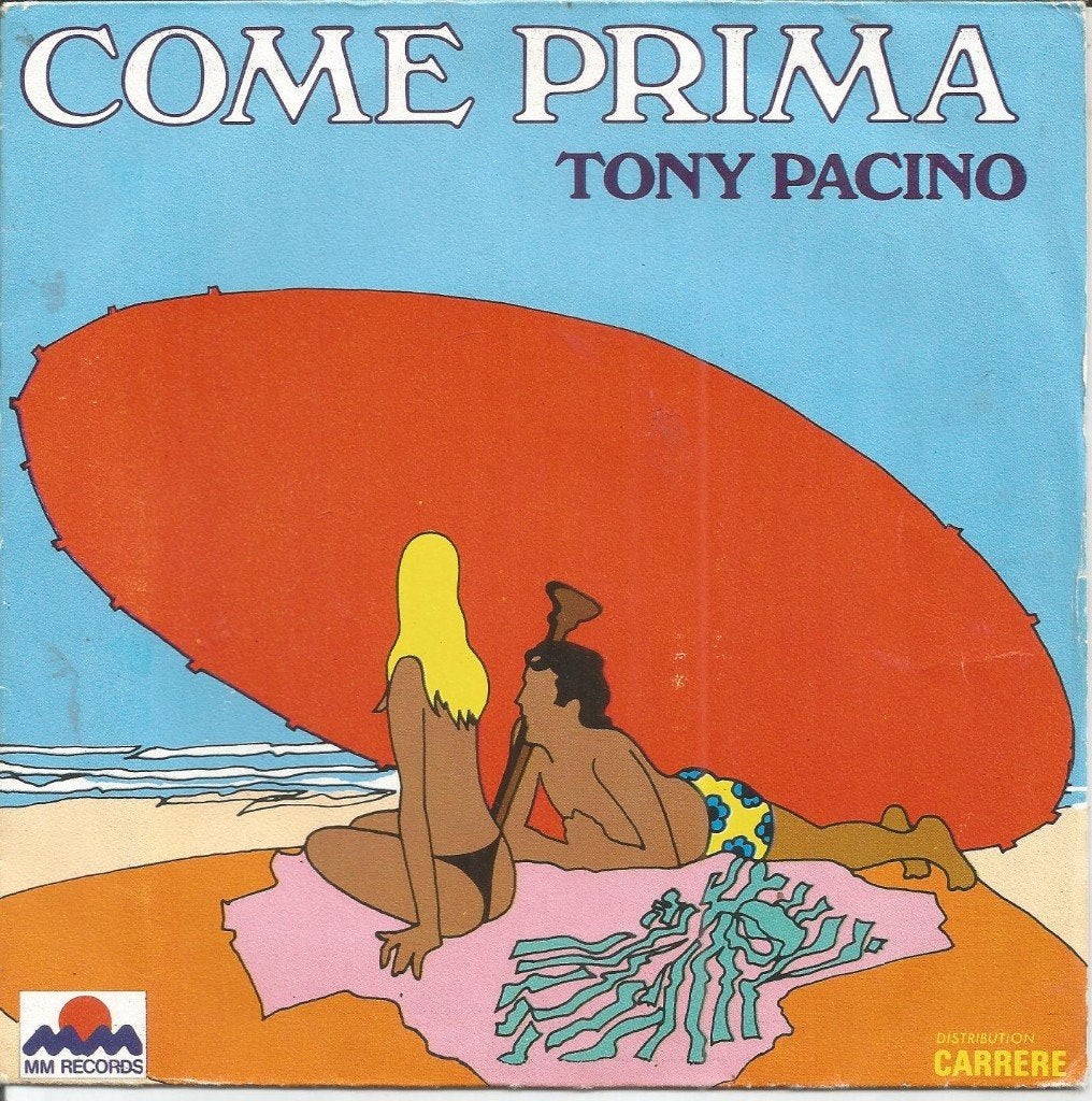 Tony Pacino – Come Prima (1981), Fotohoes, 7 inch, Ophalen of Verzenden, Zo goed als nieuw