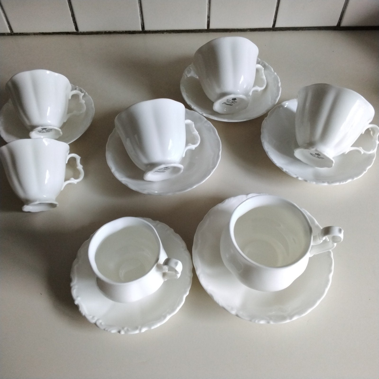 Royal albert gossammer  kop en schotels, Ophalen of Verzenden, Porselein, Overige stijlen, Kop(pen) en/of Schotel(s)