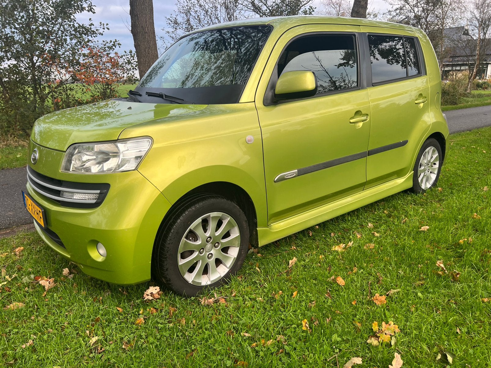 Daihatsu Materia 1.3 2007 Groen, Auto's, Voorwielaandrijving, 40 €/maand, Zwart, 4 cilinders