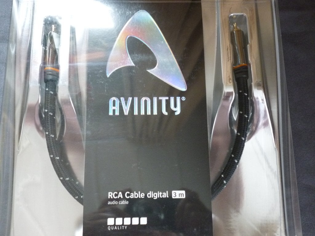interlink kabel rca digital 3m avinity NIEUW subwoofer kabel, Ophalen of Verzenden, Nieuw, 2 tot 5 meter, Interlink-kabel