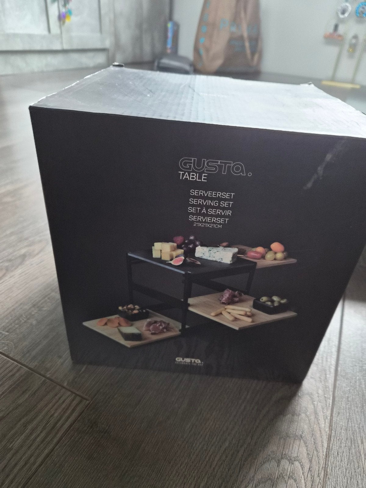Gusta Serveerset - Nieuw in doos, Ophalen, Overige typen, Hout, Nieuw