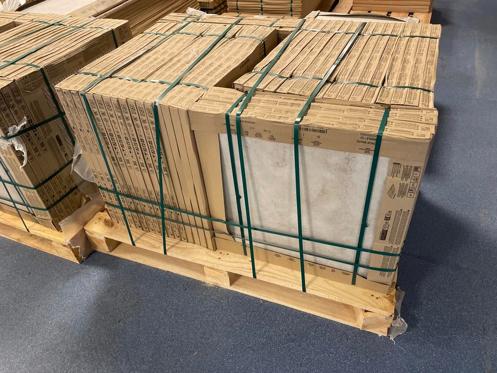 Tegel 60x60 licht grijs - Ruim assortiment!, Ophalen, 60 cm of meer, Keramiek, Nieuw