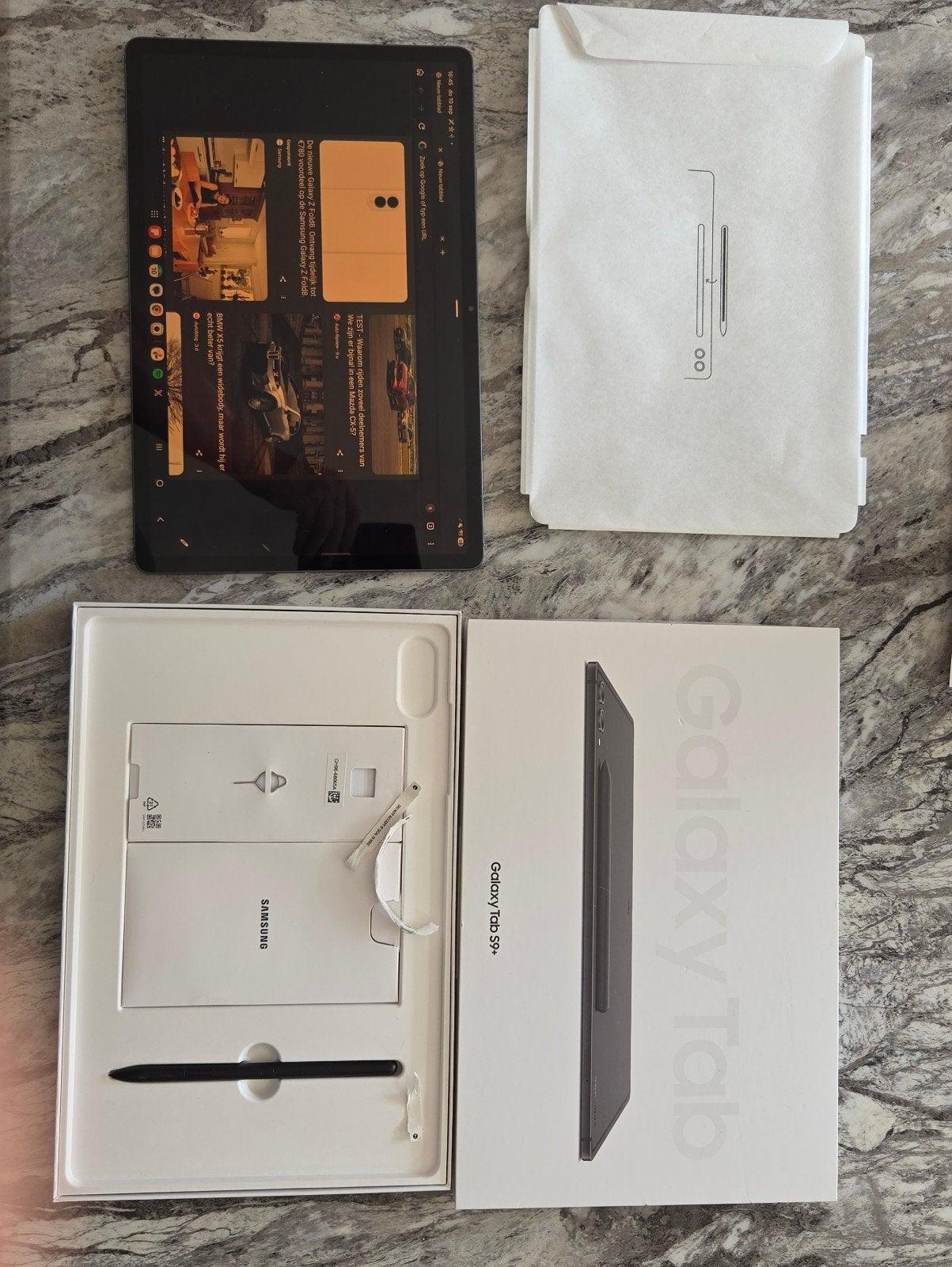 Samsung Galaxy Tab S9+ 512GB - Krachtige Tablet, Computers en Software, Windows Tablets, Gebruikt, 12 inch, Ophalen of Verzenden