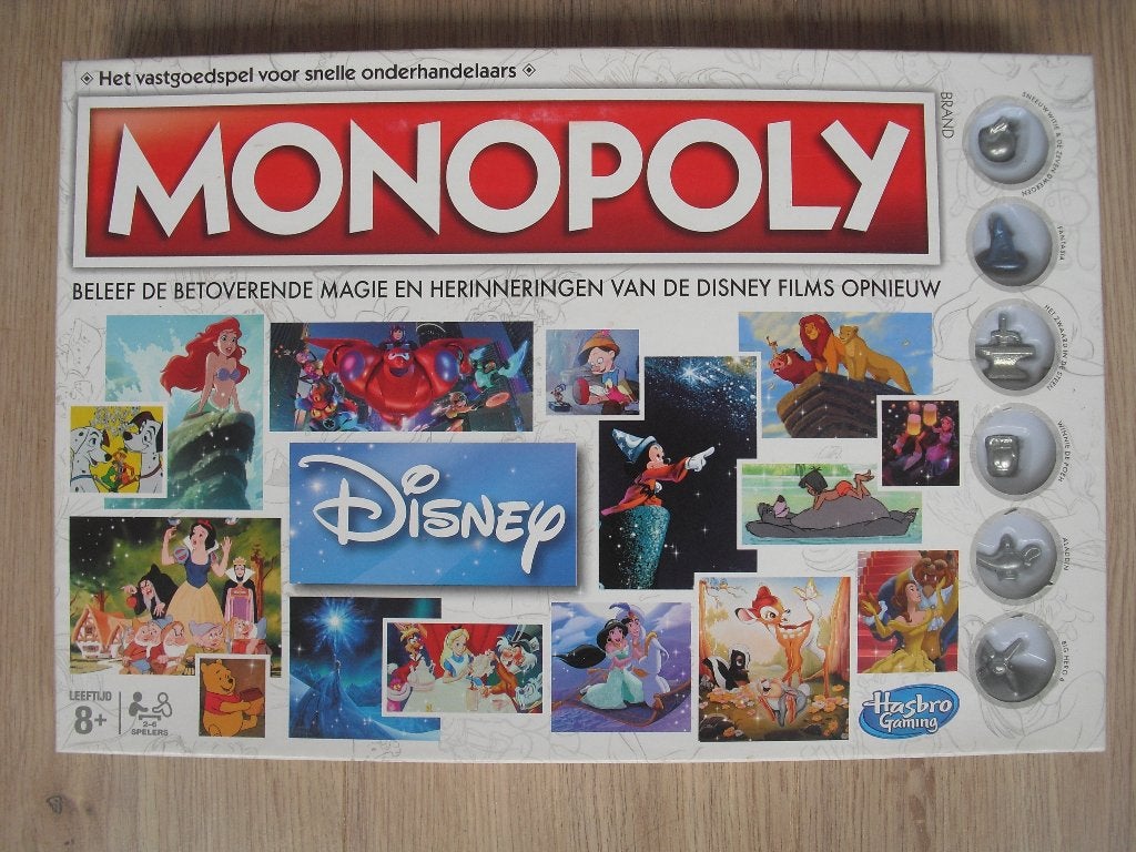 Monopoly Disney compleet & als nieuw, Hobby en Vrije tijd, Drie of vier spelers, Ophalen of Verzenden, Zo goed als nieuw, Hasbro